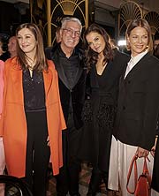 Alexandra Maria Lara, Helmut Schlotterer, Katie Holmes und Jessica Schwarz  @ Marc Cain Show anlässlich der Berlin Fashion Week Herbst /Winter 2020 in am 14.01.2020 in der Hauptstadtrepräsentant der Deutschen Telekom Berlin ©Photos: Franziska Krug/Getty Images für Marc Cain/image.net